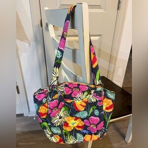 Vera Bradley Glenna Shoulder Bag in Jazzy Blooms